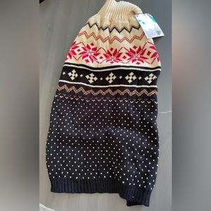 Fair Isle Dog Sweater - XL, NWT